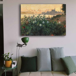 Wallity Ribera Florecida, Argenteuil - Claude Monet